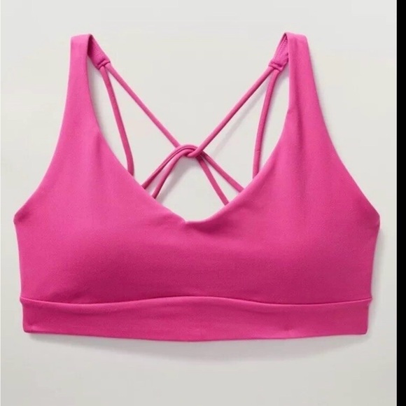 Zella Other - ZELLA  Avtive Womens Sz S Hot Pink Light n Tight Strappy Back Sports Bra